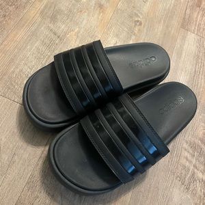 Women Adidas platform slide